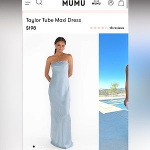 SHOW ME YOUR MUMU bridesmaid dress - Taylor Tube Maxi Dress